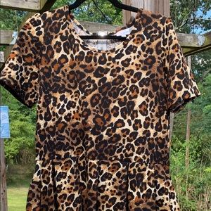 Lularoe Amelia Leopard print. RARE!